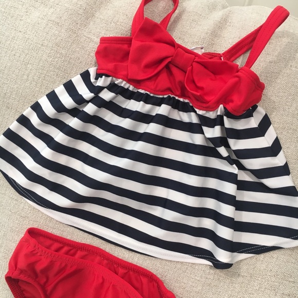 Red Bow Swimsuit - Picture 3 of 13